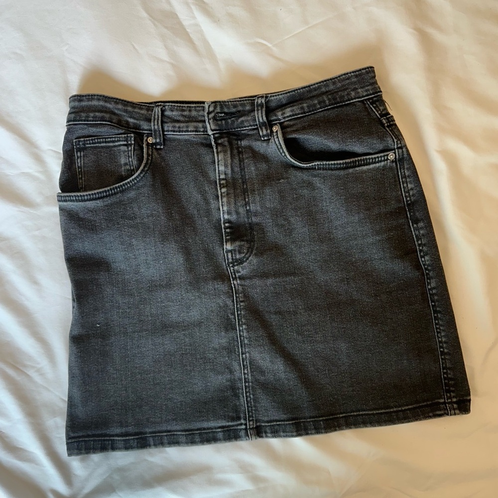 Black Denim Zara Skirt